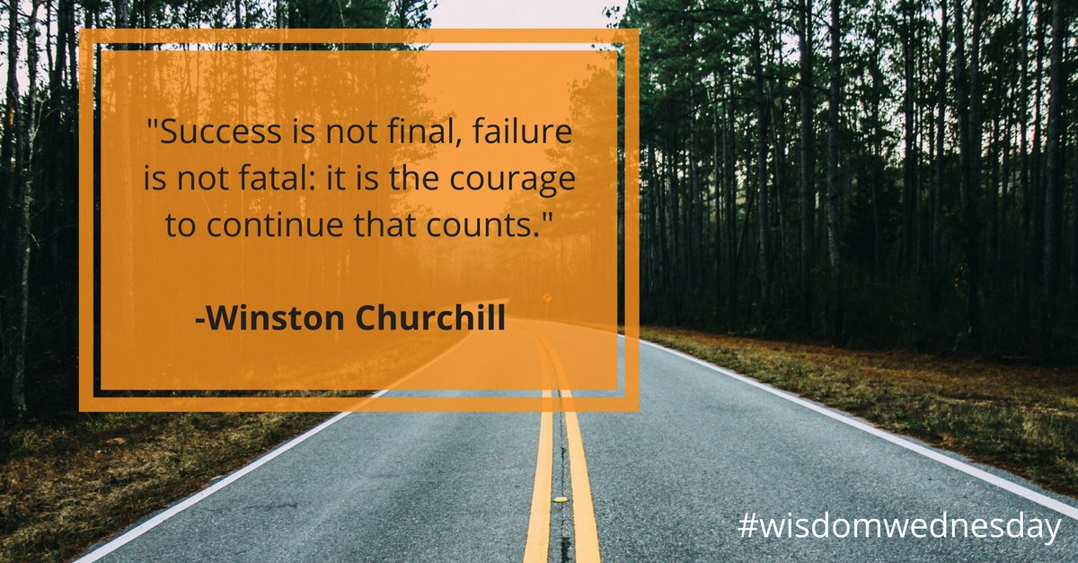 PFS_ItsTime's tweet image. 💡 Wisdom Wednesday Quote 💡 "Success is not final, failure is not fatal: it is the courage to continue that counts." -Winston Churchill #wisdomwednesday #wednesdaywisdom #wisdomwed