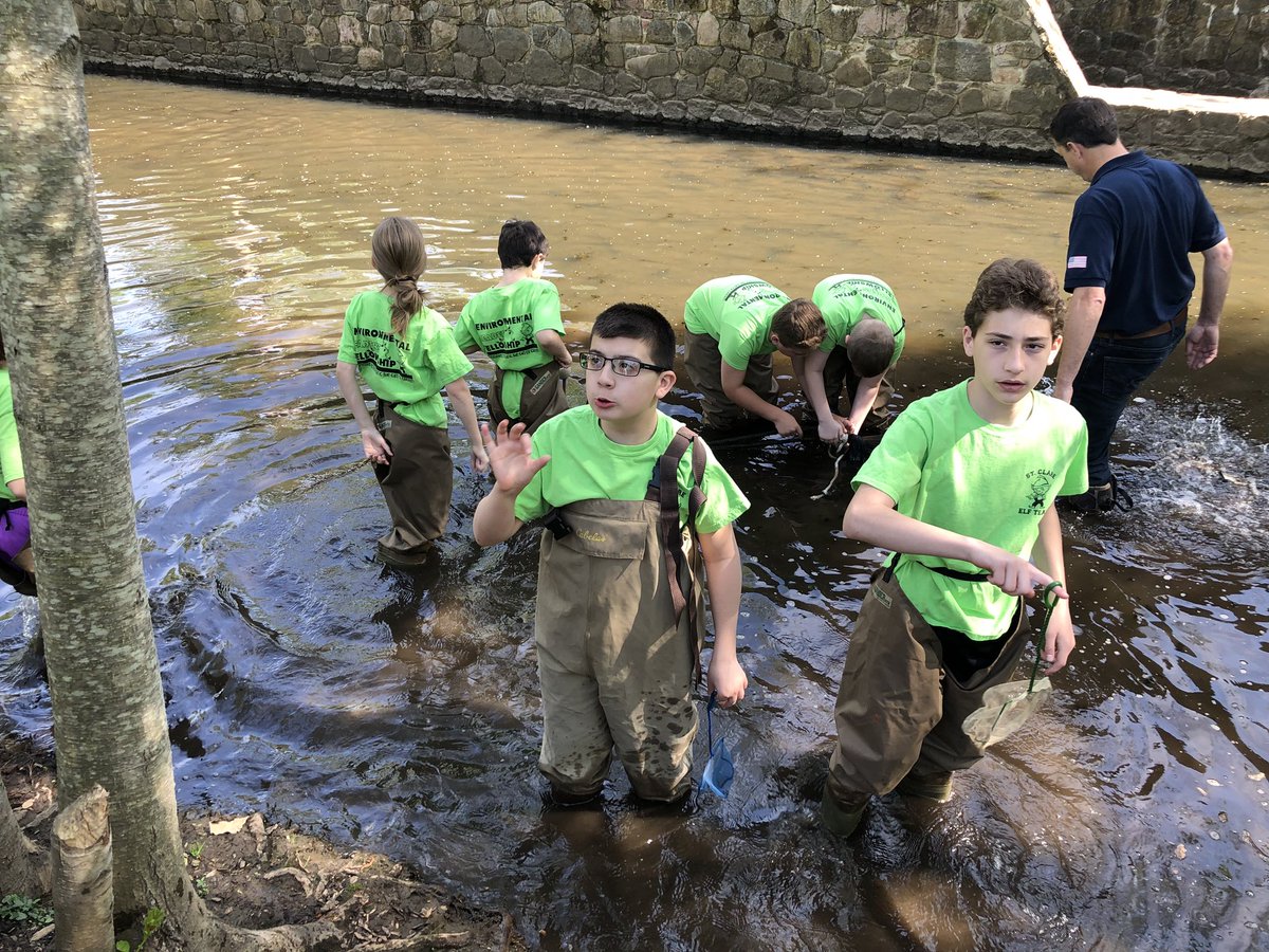 SCSMsMueller's tweet image. Eel Monitoring at Richmond Creek with the ELF team #scsscience #environmental