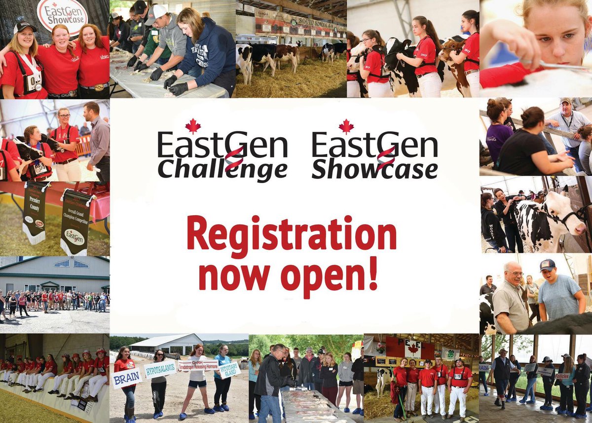 Don't miss your opportunity to sign up for EastGen's summer youth events! Our four regional shows (EastGen Challenge &amp; EastGen Showcase) Registration closes June 1st. For more details on the program and registration visit:
eastgen.ca/i?lang=en&page…