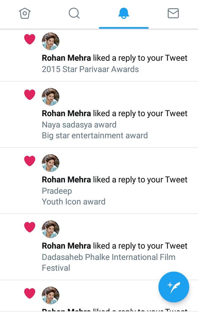 heyheartticker's tweet photo. Dear #Rohanmehra like 
#rohanites quizz session 
thankyou prince 
you"re the best @rohan4747 https://t.co/AXBdSmKza7
