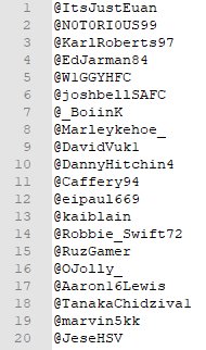 FUTWIZ's tweet photo. Congrats to the winners - they're listed in the image! 

We'll be in touch shortly to find out your region/platform and will send you the FP code / gift voucher within 5 days (Assuming you respond within 48 hours)

Thanks to all that entered! https://t.co/ZYLTiQzNfB