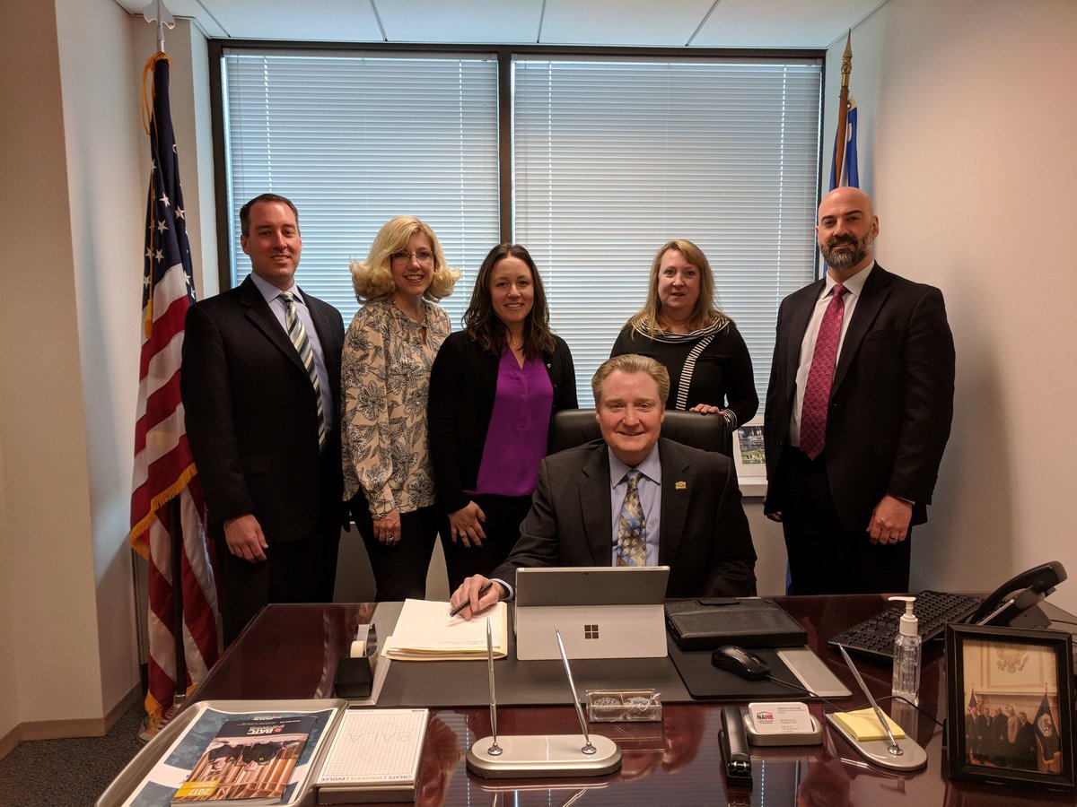 Executive Officers from CT visit NAHB 1st VC Greg Ugalde in his DC office: Eric Person, CEO for Central (&amp; EOC Pres), Sheila Leach, the EO for NW (&amp; Central #2), Jackie Bertolone, new EO for Fairfield County, Theresa Mullin, new EO for Eastern, &amp; Jim Perras, new CT State CEO.