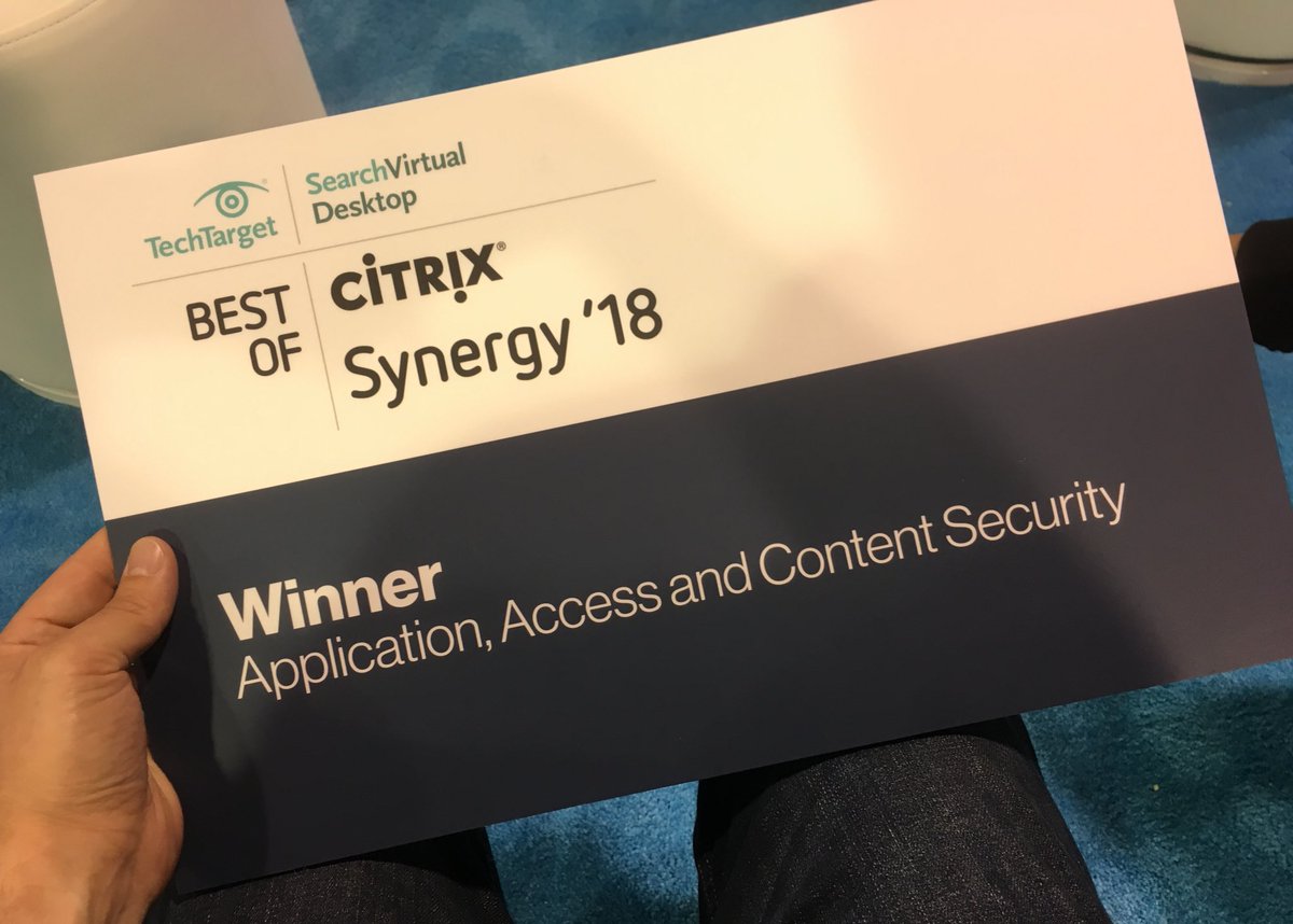 tsupasat's tweet photo. So this just happened @ExtraHop #CitrixSynergy https://t.co/fznAEeFYpf