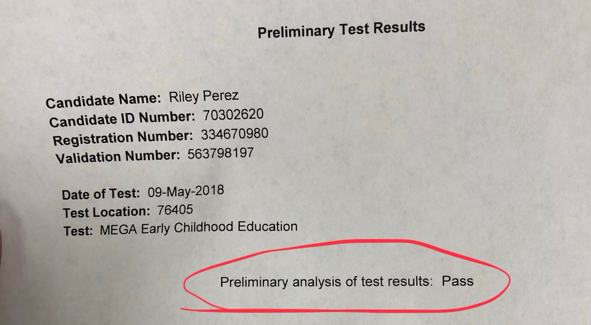 MrsCoachLayton's tweet photo. #Passed #EarlyChildhood 🙌🏽🍎 https://t.co/h05yssBhtl