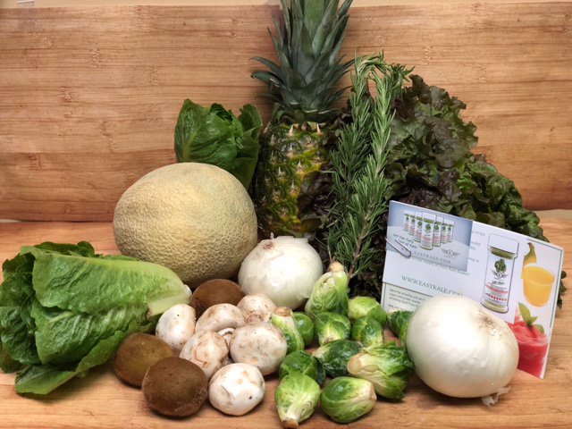 MSfarmed's tweet photo. This Week's Farm Pack

Featured Mississippi Produce: 
• Red Leaf lettuce – Merigold
• Kale Powder “Easy Kale” – Clinton
• Rosemary - Merigold 
Other Produce included this week: 
• Pineapples
• Onions
• Mushrooms
• Kiwi
• RomaCrunch
• Cantaloupe
• Brussels Sprouts https://t.co/ruvCzLr3L0