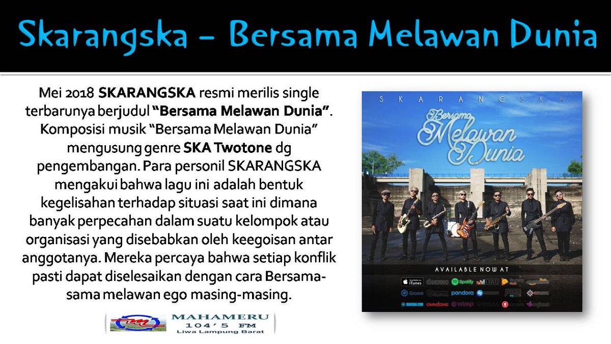 #BersamaMelawanDunia Ungkapan Kegelisahan <a href="/SKARANGSKA/">SKRNG!</a> Terhadap Keegoisan
mahamerulambar.com/2018/05/bersam…