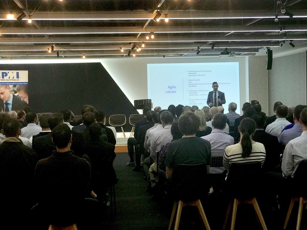 wapmi's tweet photo. This monthβs topic was #agile Were you at our packed out event? #WAPMI #PMI #PMIAC18 https://t.co/sSWEJD1utt