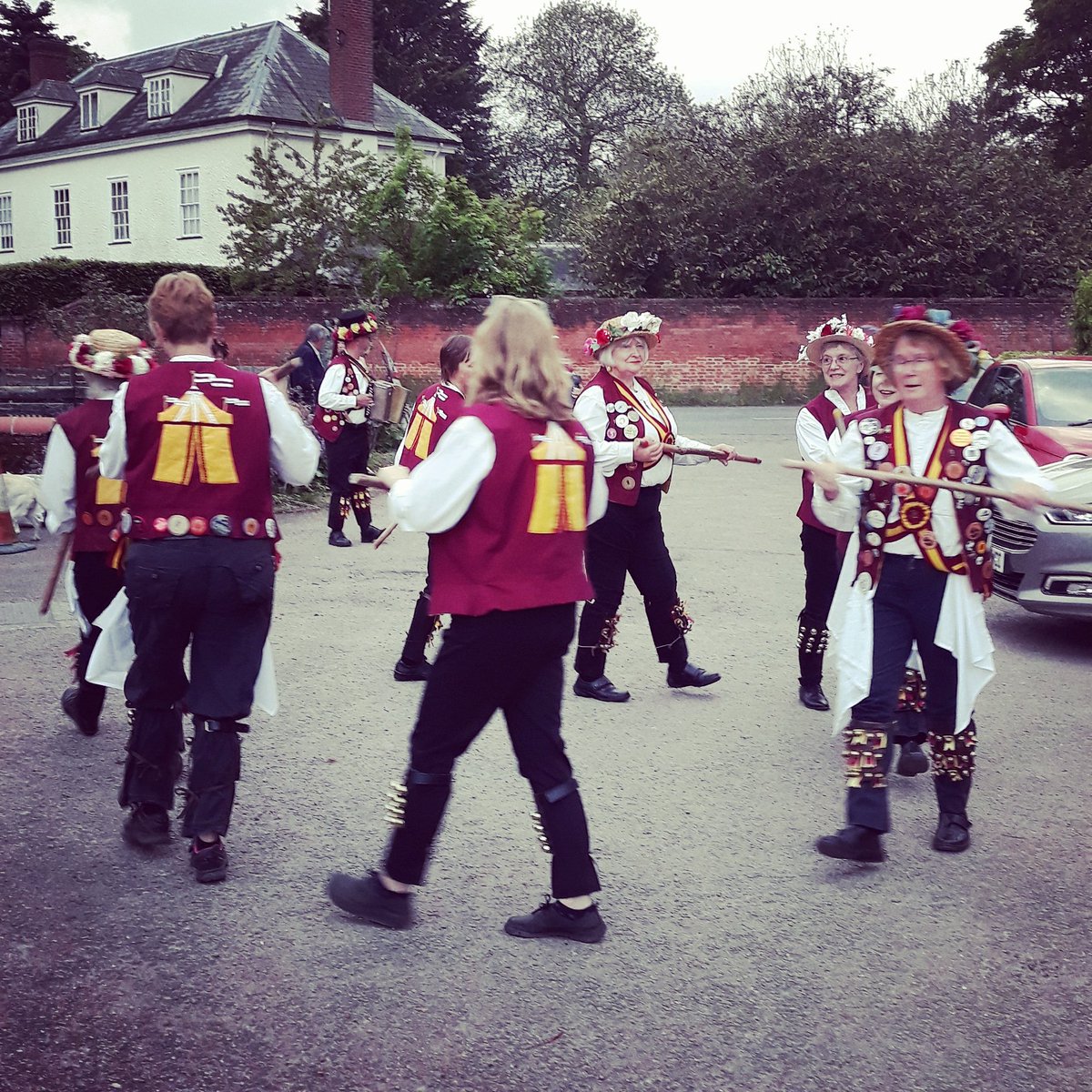 Bury Fair Women's Morris dancing South Australia at walsham le willows tonight.