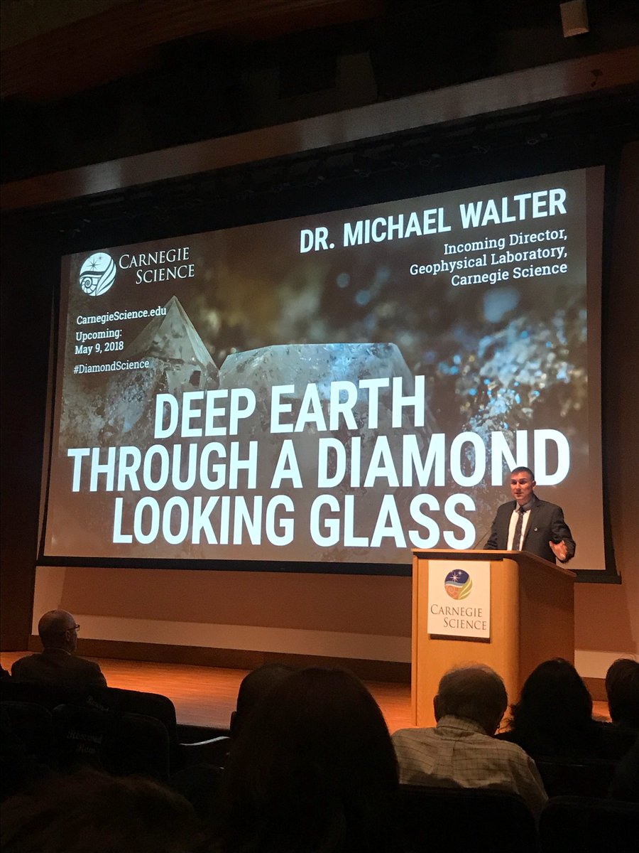 FossilLocator's tweet image. Lecture on diamond science at the Carnegie Institute of Science! #diamondscience