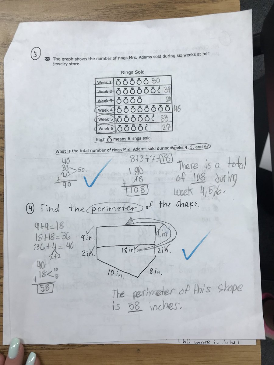 MissLaPuma's tweet image. Can we just take a moment to appreciate the detail and organization in this work. This made my teacher heart happy today 😍 #cfbmath #WhenISayShowYourWorkThisIsWhatIMean