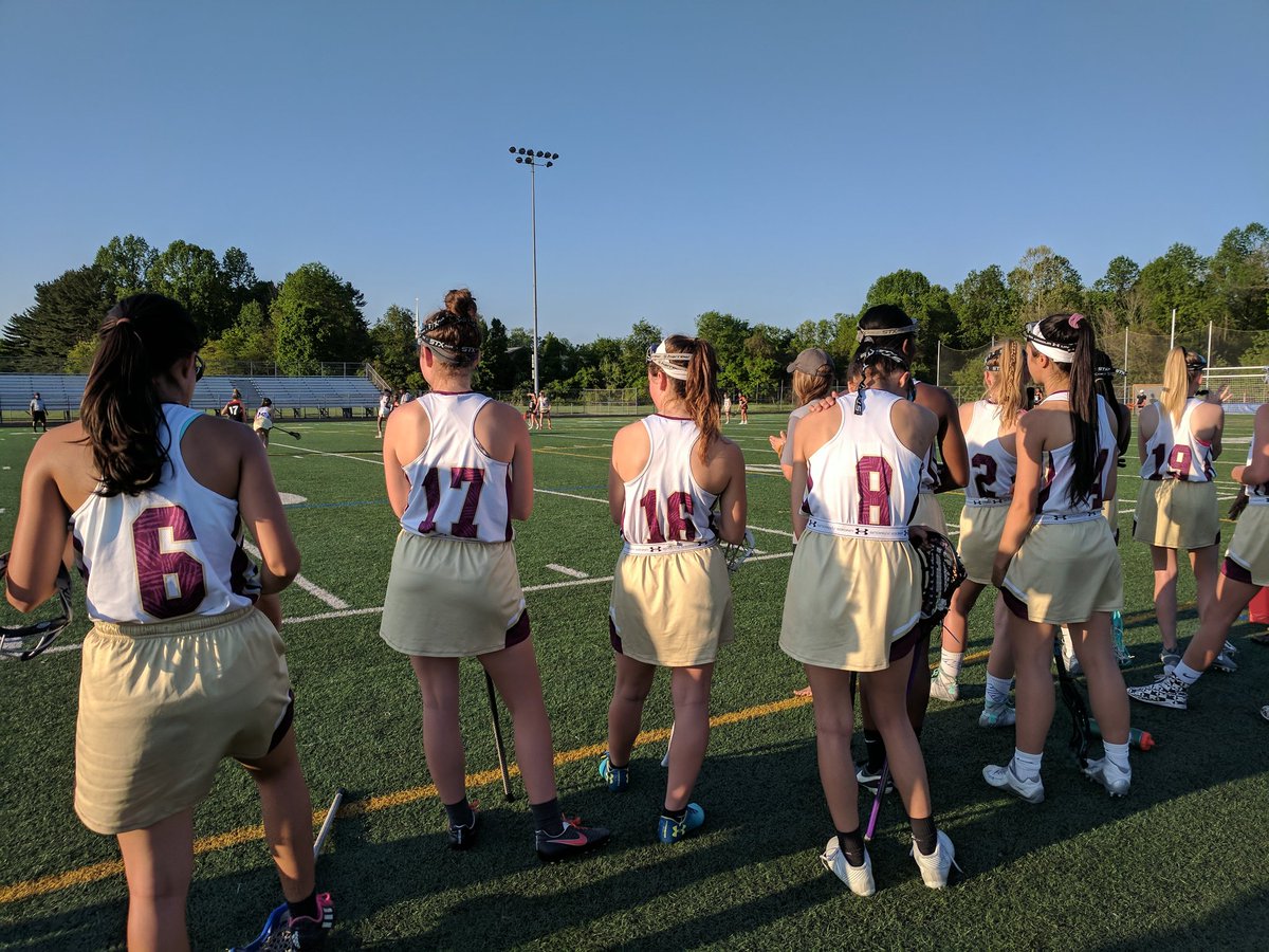 CoachHollyhahs's tweet photo. With a 20-5 lead and 6:30 left in the game @CoachKLearnNLax pulled the seniors out so they can see where the program they helped to build is going and to cheer on their team. #goldenbearpride #powerfulmove #moments https://t.co/OPQK1DSwp9