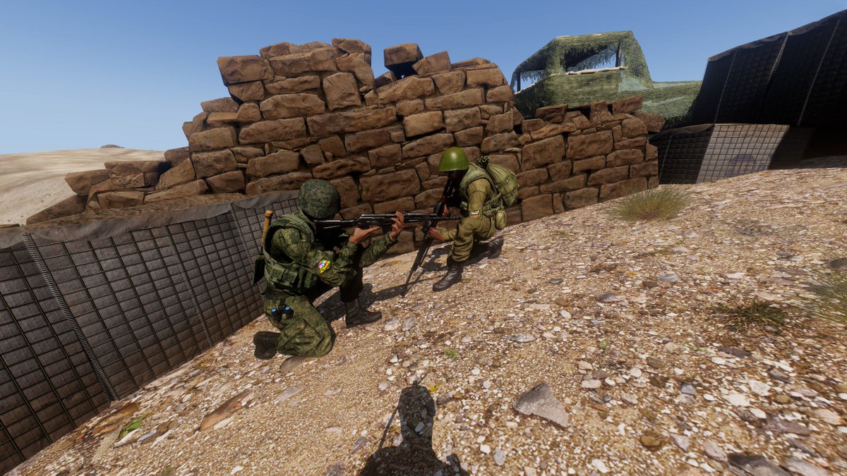 broma3arma's tweet photo. When you let boys be boys. Defending the hill, building our own crazy fortress was the absolute MilSim experience. #BromA #arma3 @bohemiainteract @Arma3official #MilSim #nofunallowed #BromA3 #Arma #community #BuildingTool #WeNeedMultipleFloors https://t.co/ya4EuCHT5Q