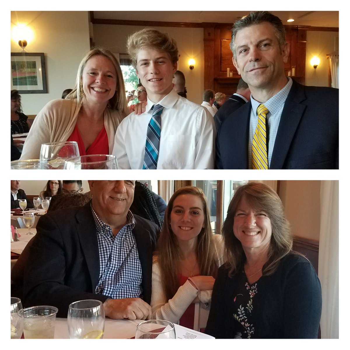 scholar athletes Victoria Fuda and Christian Olivieri