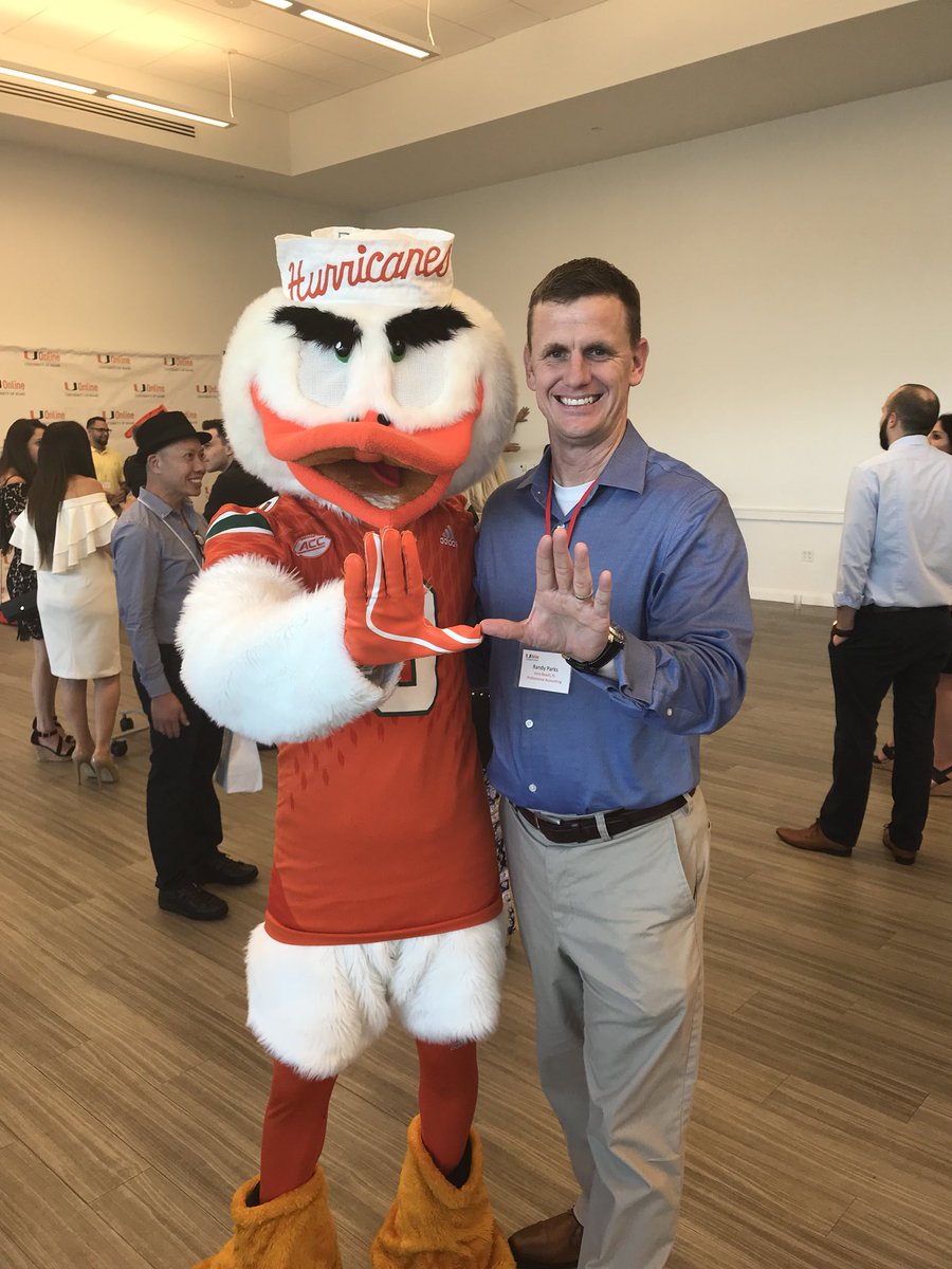 RandyParksFL's tweet photo. Kids got to meet Sebastian which they loved and a picture on the U! Love being able to share this with them! Ready to walk and make the dream a reality! #umiamigrad #CaneGrad! #UOnline #Umiami https://t.co/LxXlS0hlaF