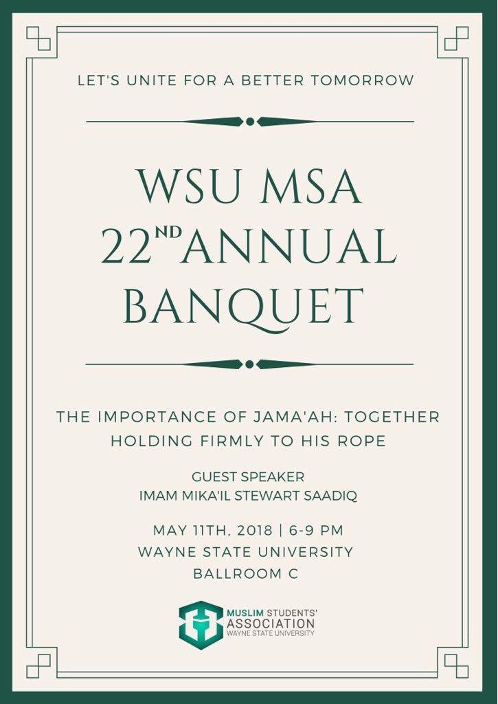 T MINUS 2 DAYS UNTIL OUR ANNUAL DINNER! Did you miss the registration deadline? Left out the forgotten middle child in your family by accident? Your friend came into town? No worries! Registration is now open again! You can also register on-site.

form.jotform.com/81077128384157