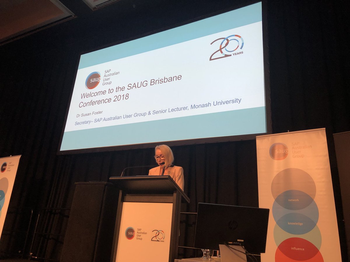 pmmarriott's tweet image. Excited to keynote the SAUG this morning in Brisbane, Australia - on SAUG 20th Anniversary - a full house, thank you to our awesome customers for joining us! #SAP #LeonardoNow #SAUG