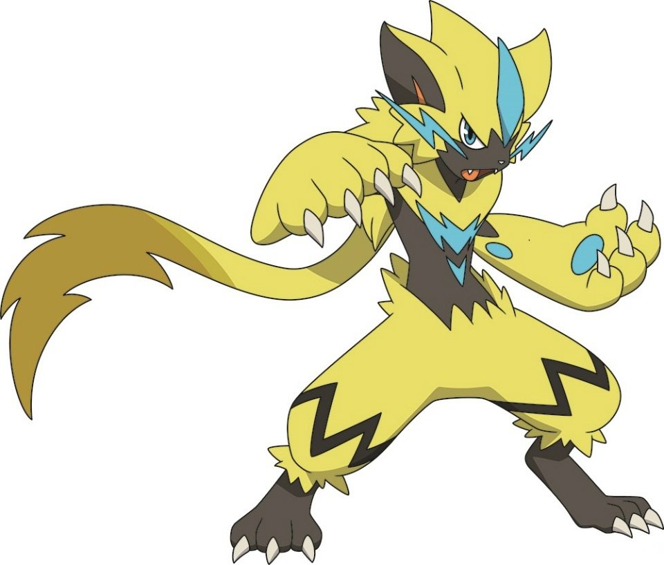 yellow colored pokemon