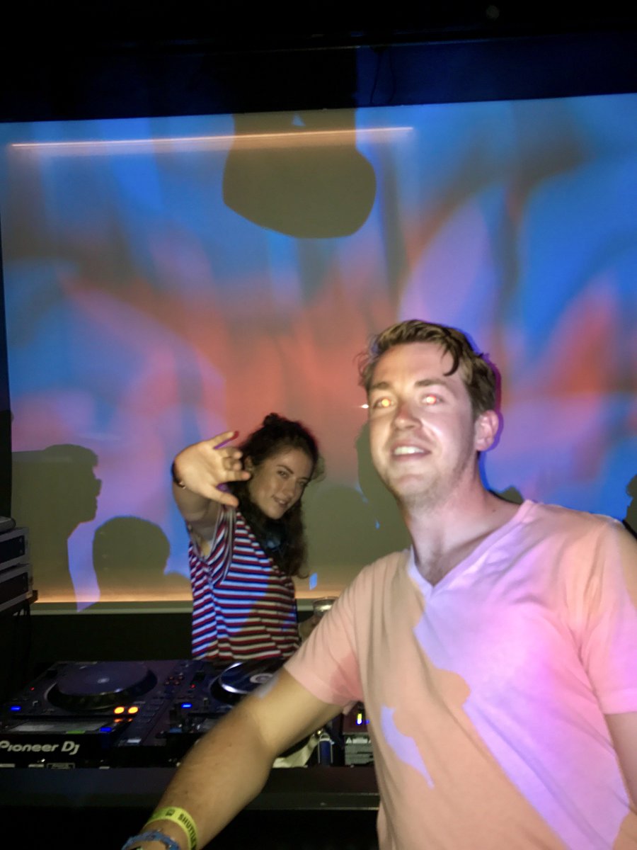 hashtag_benji's tweet photo. @orla_dsf thanks for the photo at @Amp in Malta and for putting up with me burning your ear off while you tried to dance after your set! https://t.co/eOFWhJWP4P