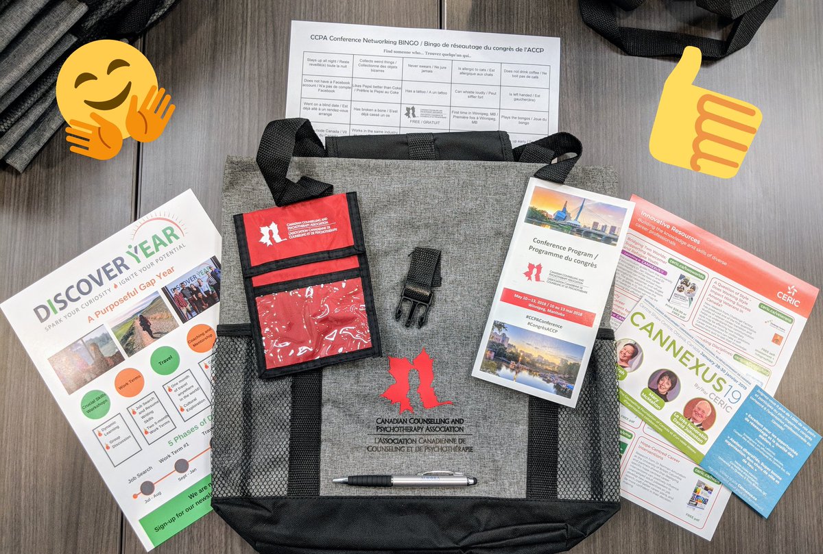 Preparing our Kit Bags for our Conference delegates to receive tomorrow! They're full of goodies, including our Conference Program. #CCPAConference