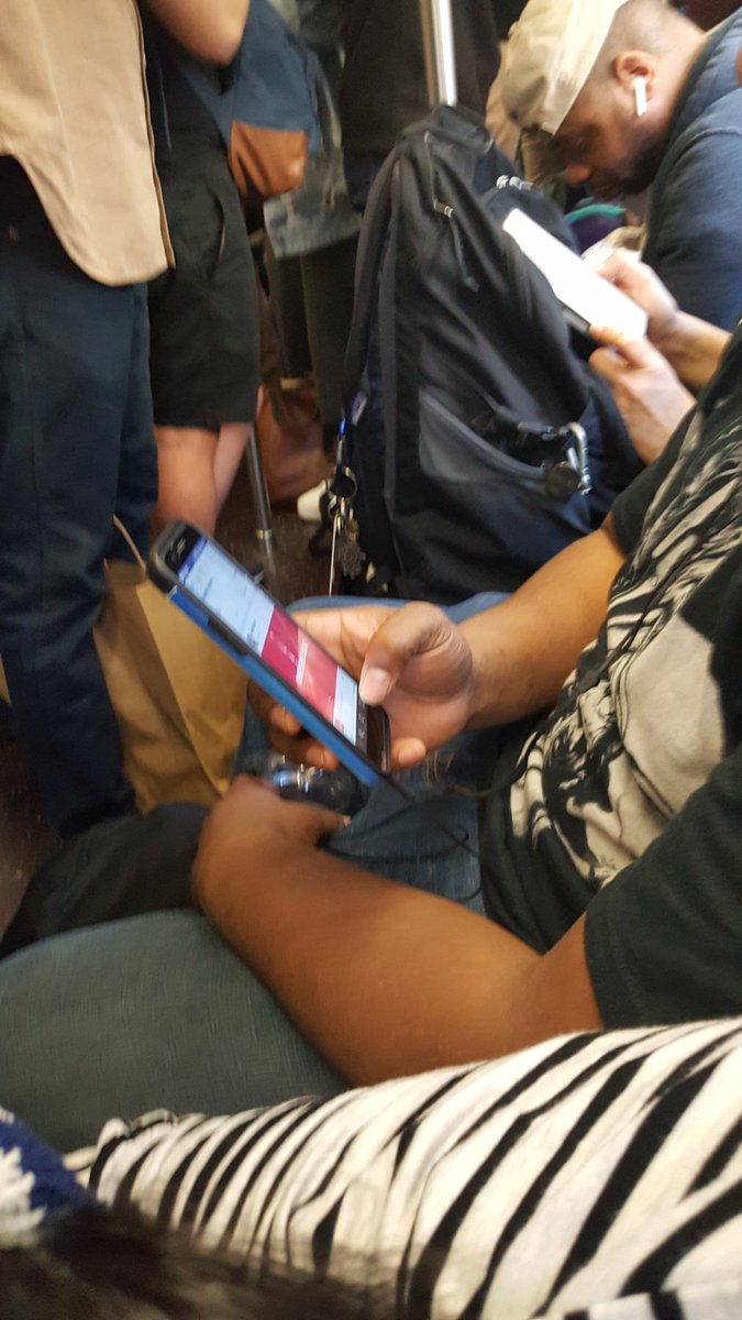 farahm87's tweet photo. I had the baby in the carrier and this man refused to make space :/ MAY ads made no difference 
Courtesy counts ! #manspread #MTA #Qtrain https://t.co/DZLJC8m2CD