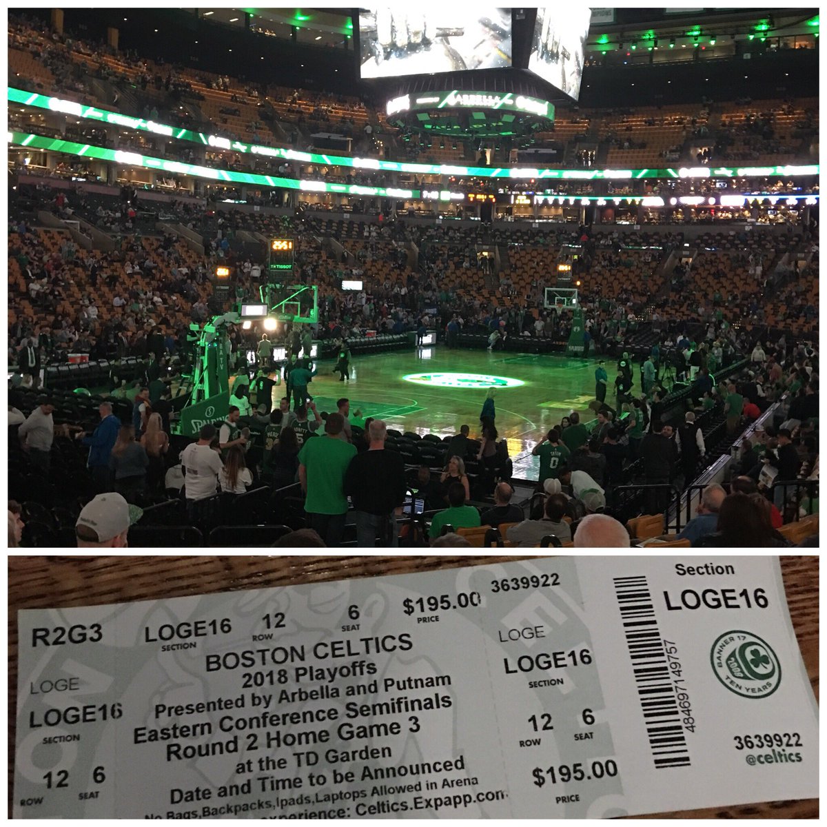 This is happening! <a href="/celtics/">Boston Celtics</a> #NBAPlayoffs