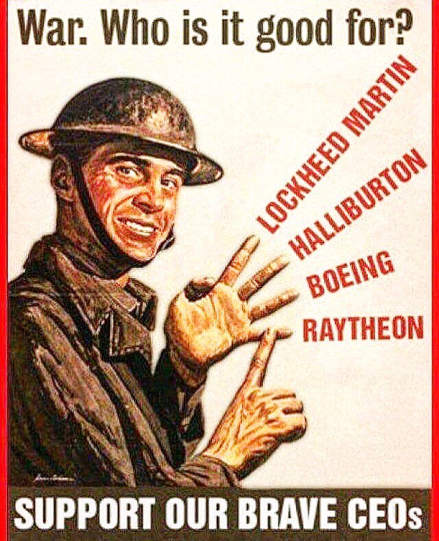 LeeCamp's tweet photo. Don’t question wars. Get your news from war profiteers. https://t.co/yAkn4oiA3w