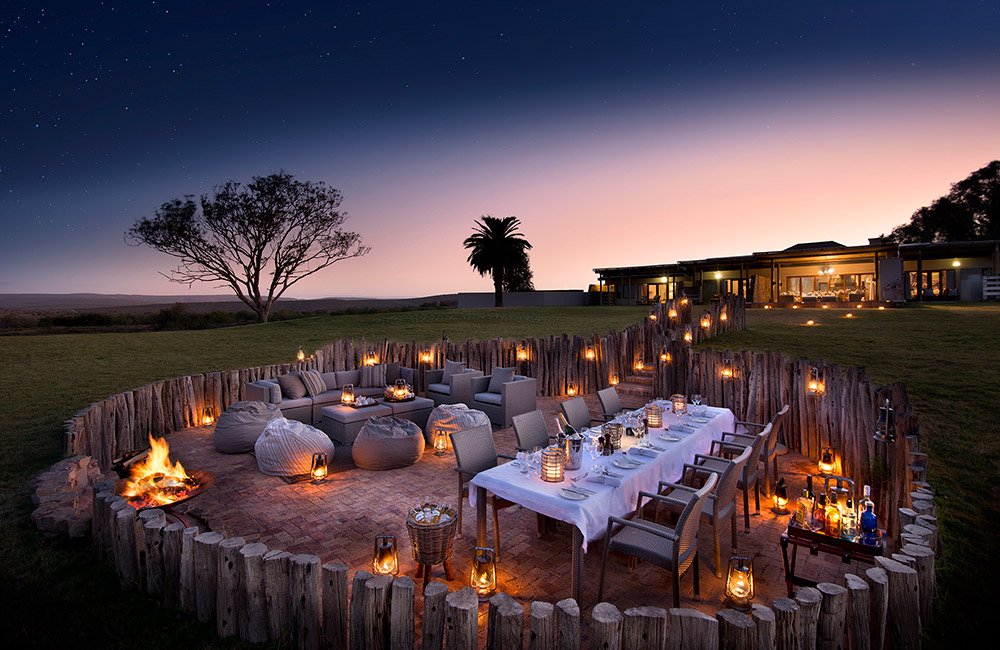How about this for a Safari dinner? Kwandwe Private Game Reserve, Eastern Cape, South Africa.

#TravelAfrica #SeeAfrica #SouthAfrica