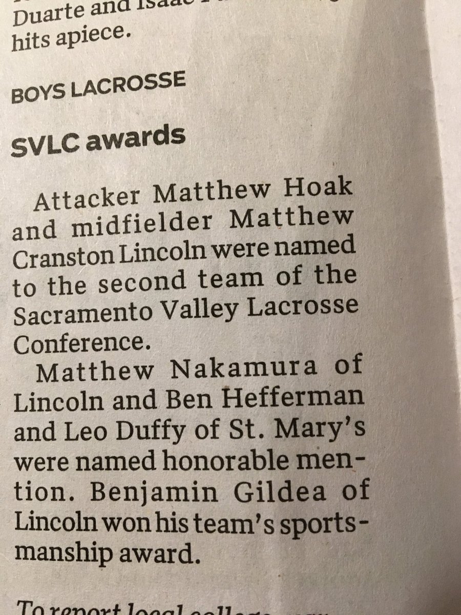 Congratulations to our seniors who received league honors!