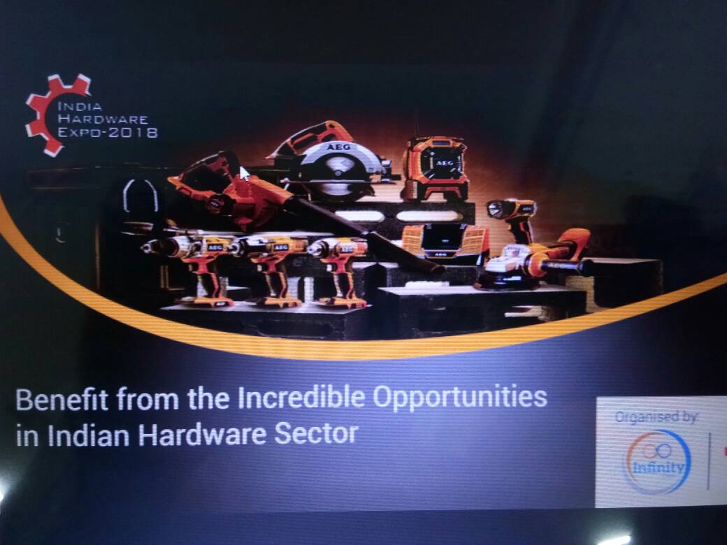 See you at India Hardware Expo Chennai 22-24 November 2018
