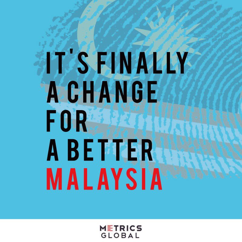 metrics_global's tweet photo. Thanks everybody for rising up to welcome a whole new Malaysia!
We look forward for a better future!🇲🇾🇲🇾🇲🇾
#metricsglobal #MGSB #makegoods #malaysia #ge14 #change #090518🇲🇾 #finally #wemakeit #malaysian #better #itsthetime https://t.co/vPhu9fD4yM