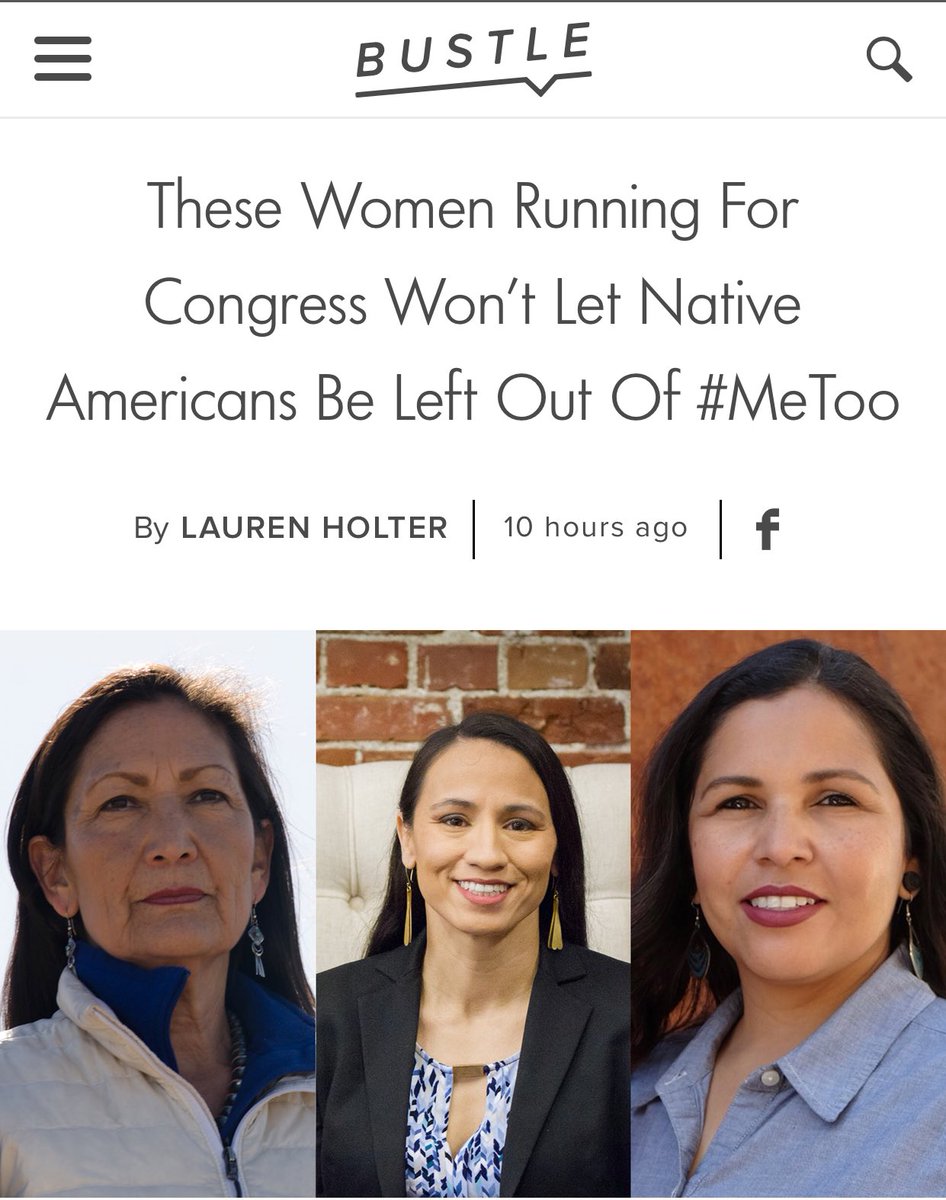 "We’re not being advocated for, and it really says to men that Native women are an easy target." - Eve

Thank you <a href="/bustle/">Bustle</a> for spotlighting my campaign for Senate and our work to fight the ongoing violence against Native Women.

#metoo #MMIW #eve4az 

See: tinyurl.com/y8cu67r9