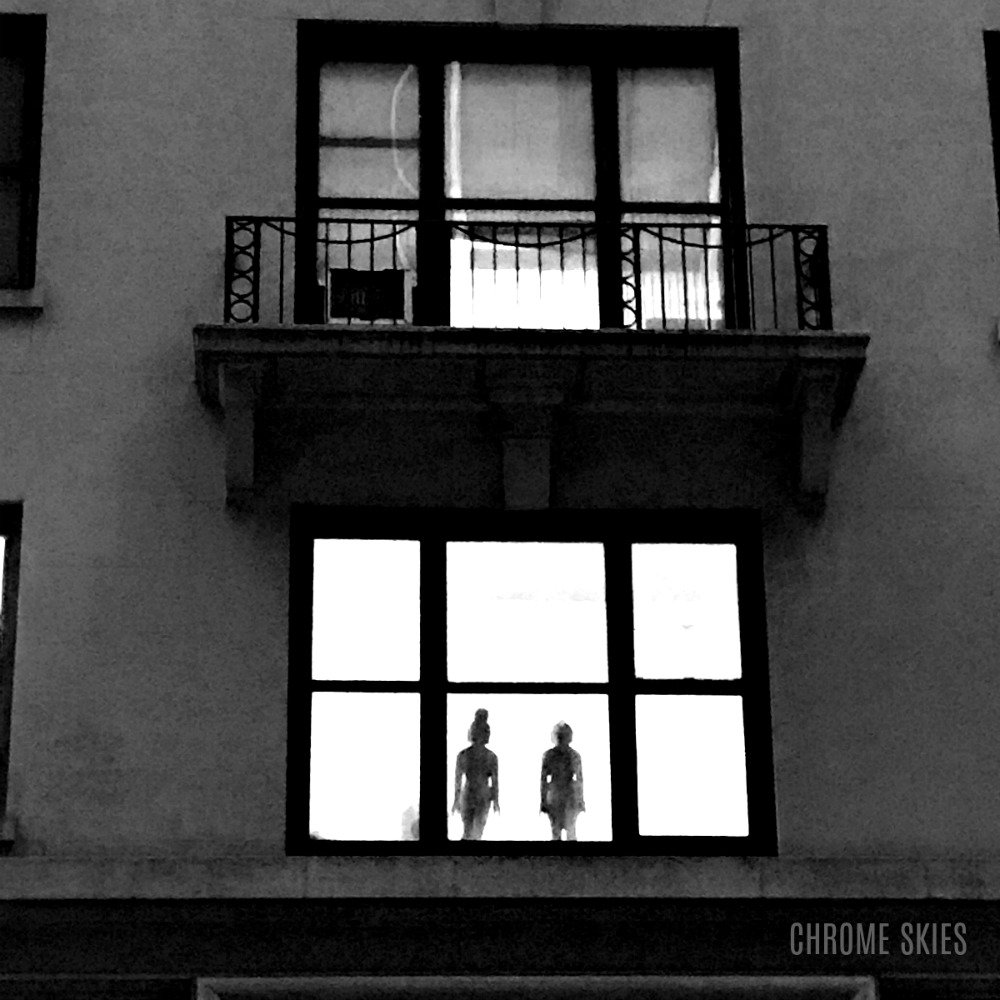 'Where ever I am, I always find myself looking out the window wishing I was somewhere else.' (- #AngelinaJolie) 

#quotes #bw #blackandwhite #nyc #manhattan #midtown #chromeskies #photography #bwphotography #urban #dolls #mannequins #windows #architecture #weird #spooky #odd