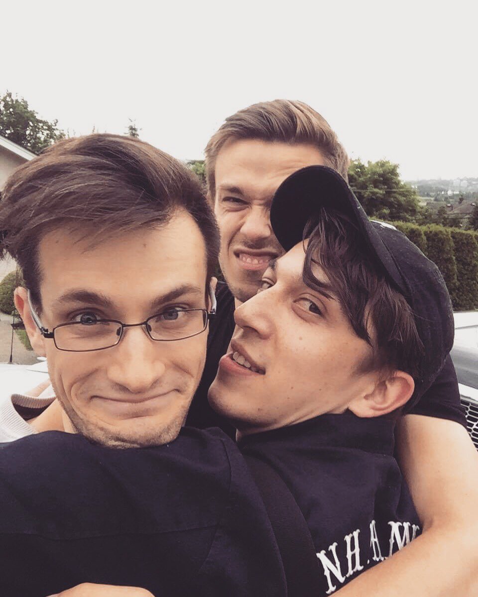 Taken outside of <a href="/EchoPlantSound/">Ryan Worsley</a> shortly after we had finished the album ⇆