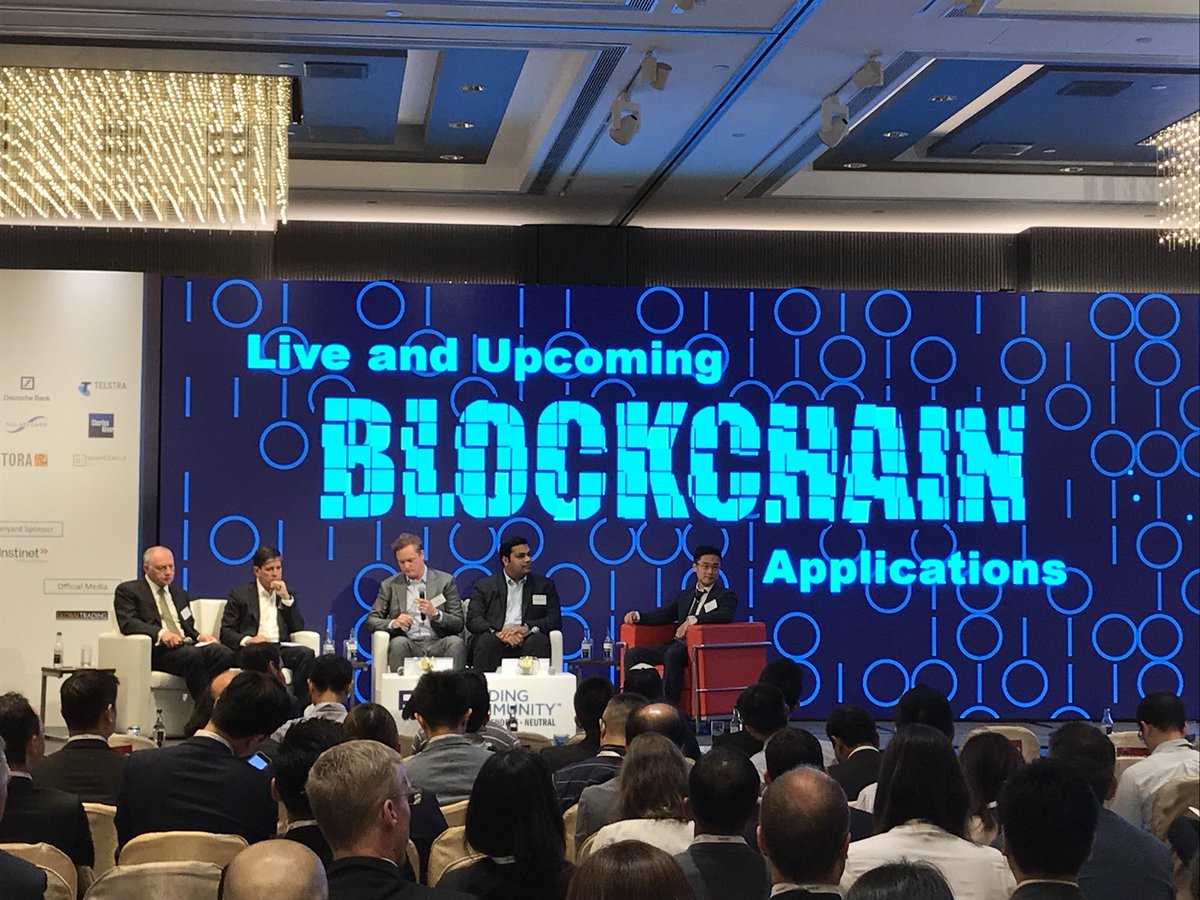 FIX_Events's tweet photo. Blockchain will change our biz process in many ways and the panel is discuing the most promising applications #fix_events https://t.co/E64ciTLI6H