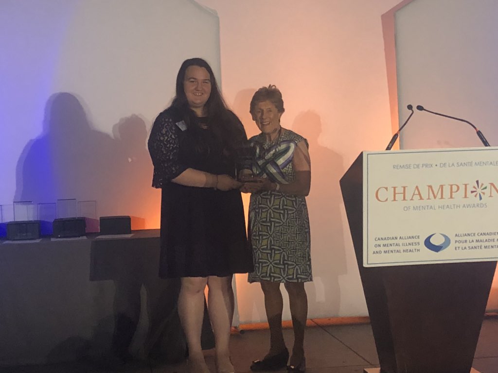 ed_donkers's tweet photo. My daughter getting Awarded the youth mental health award from Sharon Johnson on her champions on mental health award https://t.co/KJK3YVXHcS