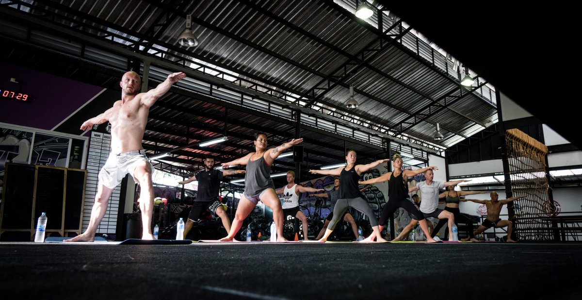 OfficialUnit27's tweet photo. In life you don’t get what you wished for, but what you worked for 😎
.
Mobilize Yoga with @pearlyogaphuket Monday - Sat
🧘♀️ 🧘🏻♂️
7-8 am
•
•
•
•
•
#gymlife #cardio #instafit #determination #phuket #dedication #yoga #пхукет #yogaeverydamnday #gains #unit27 https://t.co/Dr7yVsDb6E