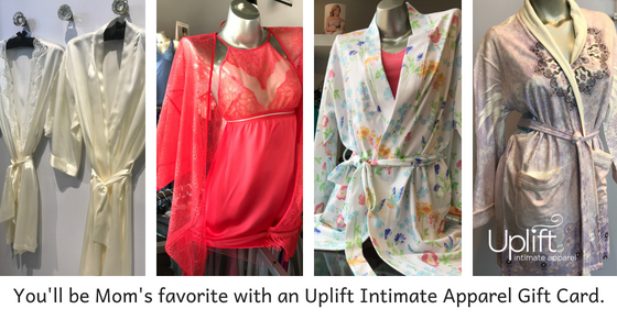 UpliftInAp's tweet photo. Mother's Day is coming - SUNDAY! Don't panic. An Uplift Intimate Apparel gift card would be fantastic. We have robes from smooth silks to plush and fluffy spa robes and everything in between. Let us help! At @CarmelCityCtr #Wheredressingbegins #lingerie #robes #sparobes https://t.co/R4bNOS3aJA