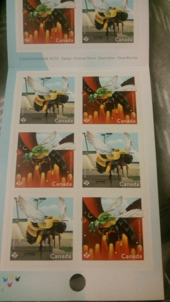 JuBeniers's tweet photo. Maybe i should start stamp collection, cause they are rather pretty
These are Canadian bees Bombus affinis &amp; Agapostemon virescens https://t.co/Bsnu53LDmr