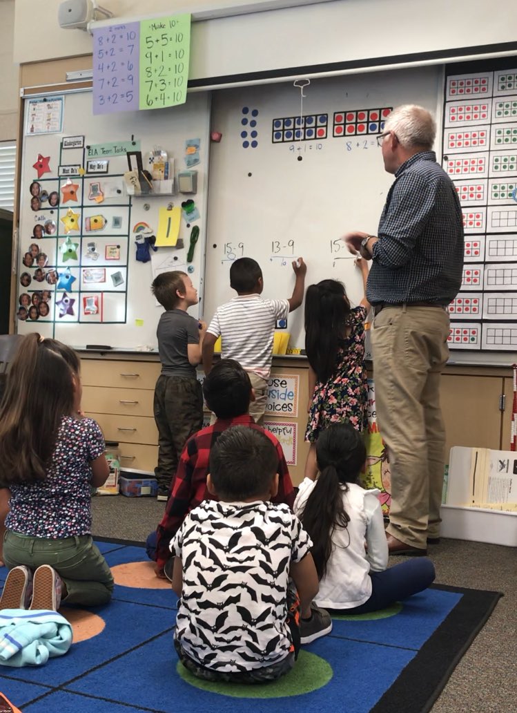 Mrs_Ballis's tweet image. Another incredible day of #JAGMathLab with @mike_fitchett @andreaholmesap. Kinder Ss finding the difference efficiently. I always leave so inspired &amp;amp; motivated! Thanks @JaleJaguars !