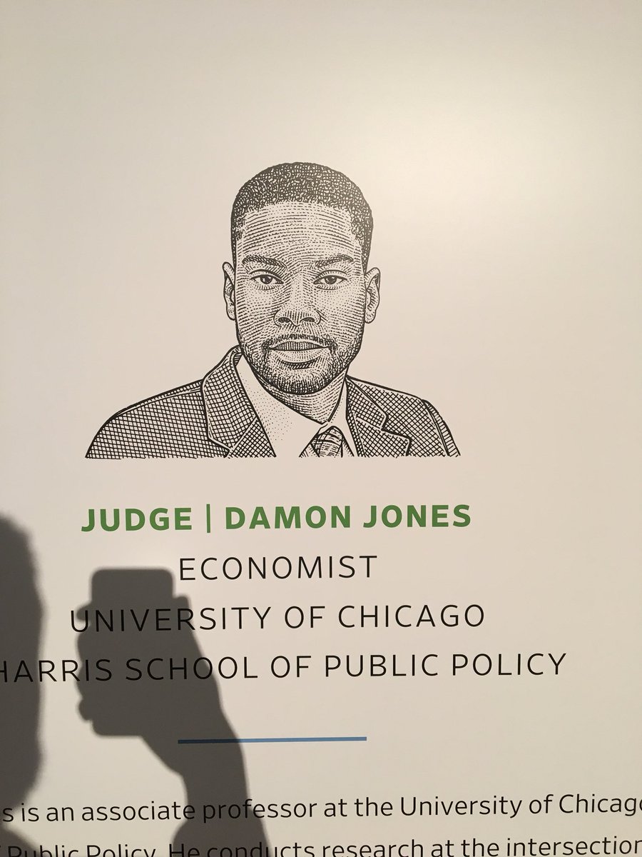 nomadj1s's tweet photo. Bonus content: #WSJInclusion made cool posters for the three judges @CamilleBusette, @deankarlan, & me https://t.co/hdx3Hqstct