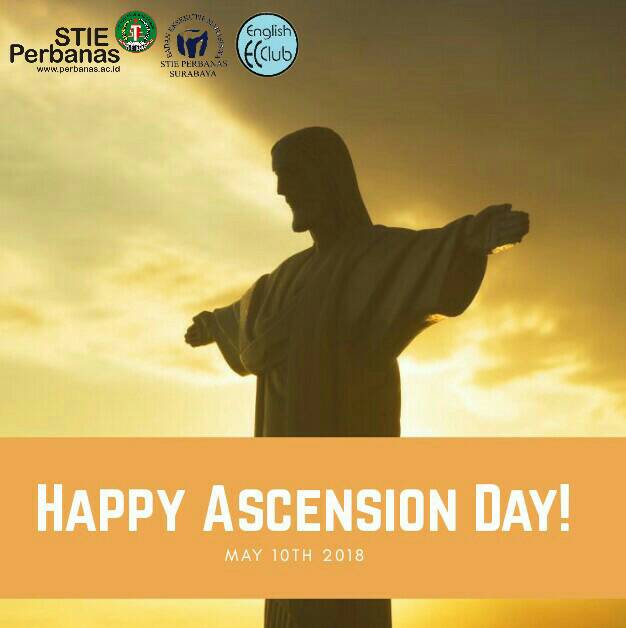 ECPerbanas's tweet photo. [🎈Ascension Day 2018🎈]
.
On this big day, We pray that may Jesus give you all the happiness and all the love that you deserve in life🙏✨
.
🌟Happy Ascension Day 2018🌟
.
📢English Club!  Keep Saying It In English https://t.co/cAZIZjakfC