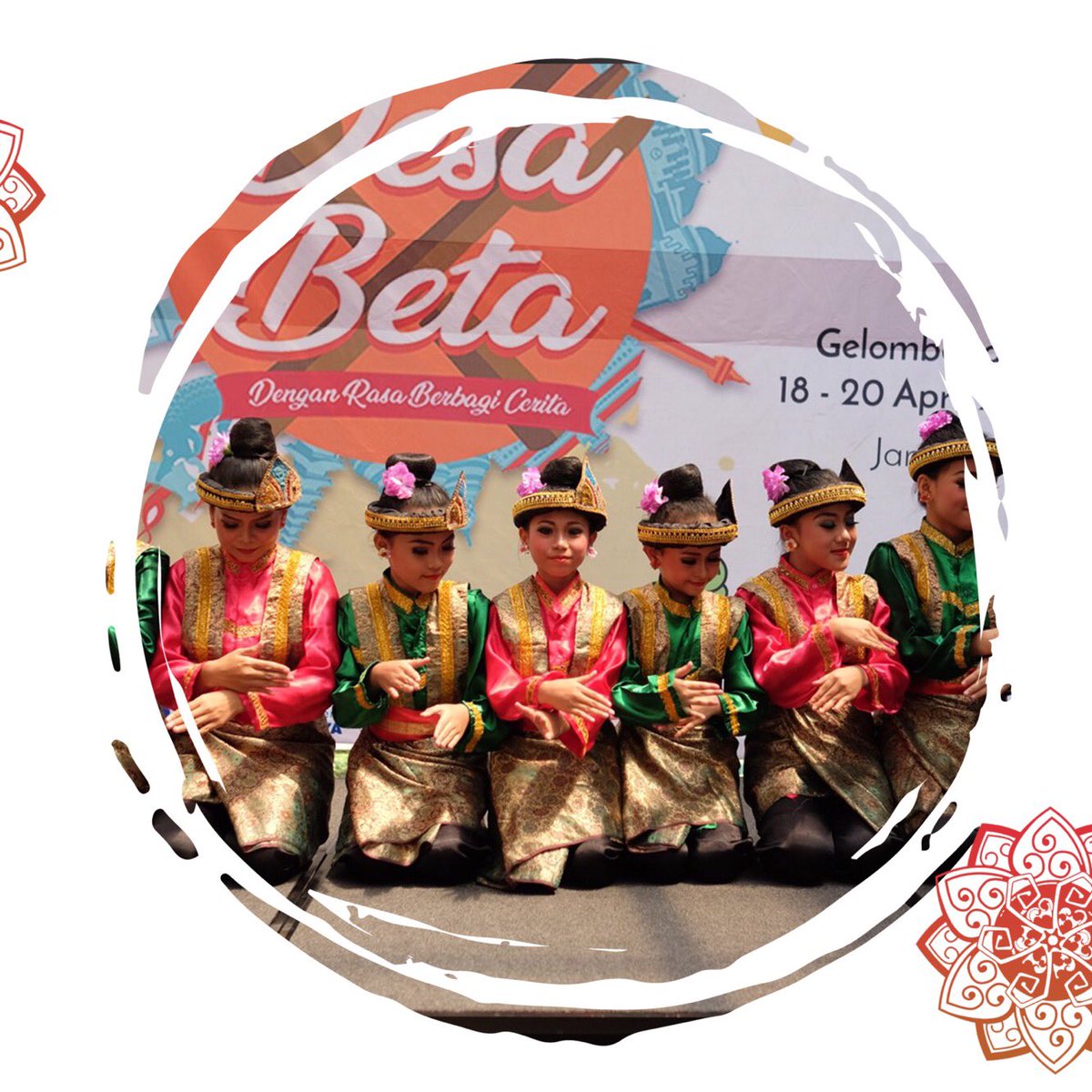 Penampilan Tari Saman yang begitu indah dari Sanggar Tari Cipta Budaya yang membuat suasana semakin meriah di 'Desa Beta'. #ICN2018