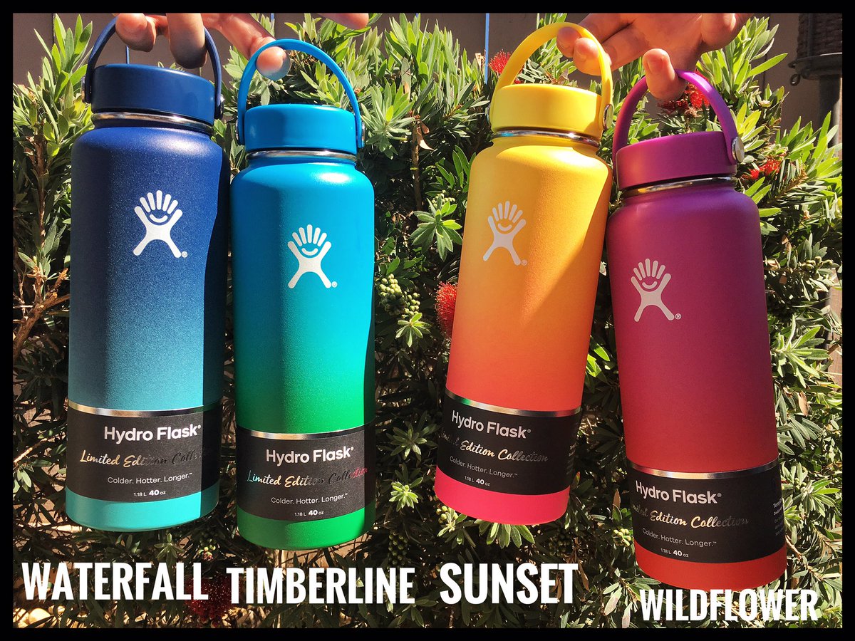 hydro flask sunset color