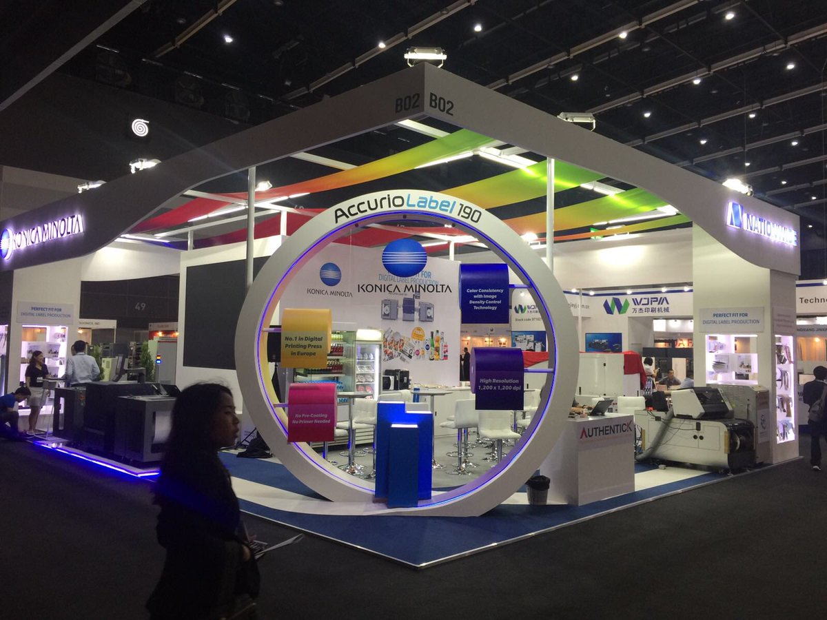 konica label printer