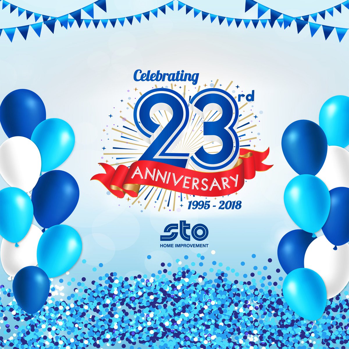 STO_HomeImp's tweet photo. Celebrating 23 years of service! 🎉😁 #23yearsofservice https://t.co/ADKqnLua5d