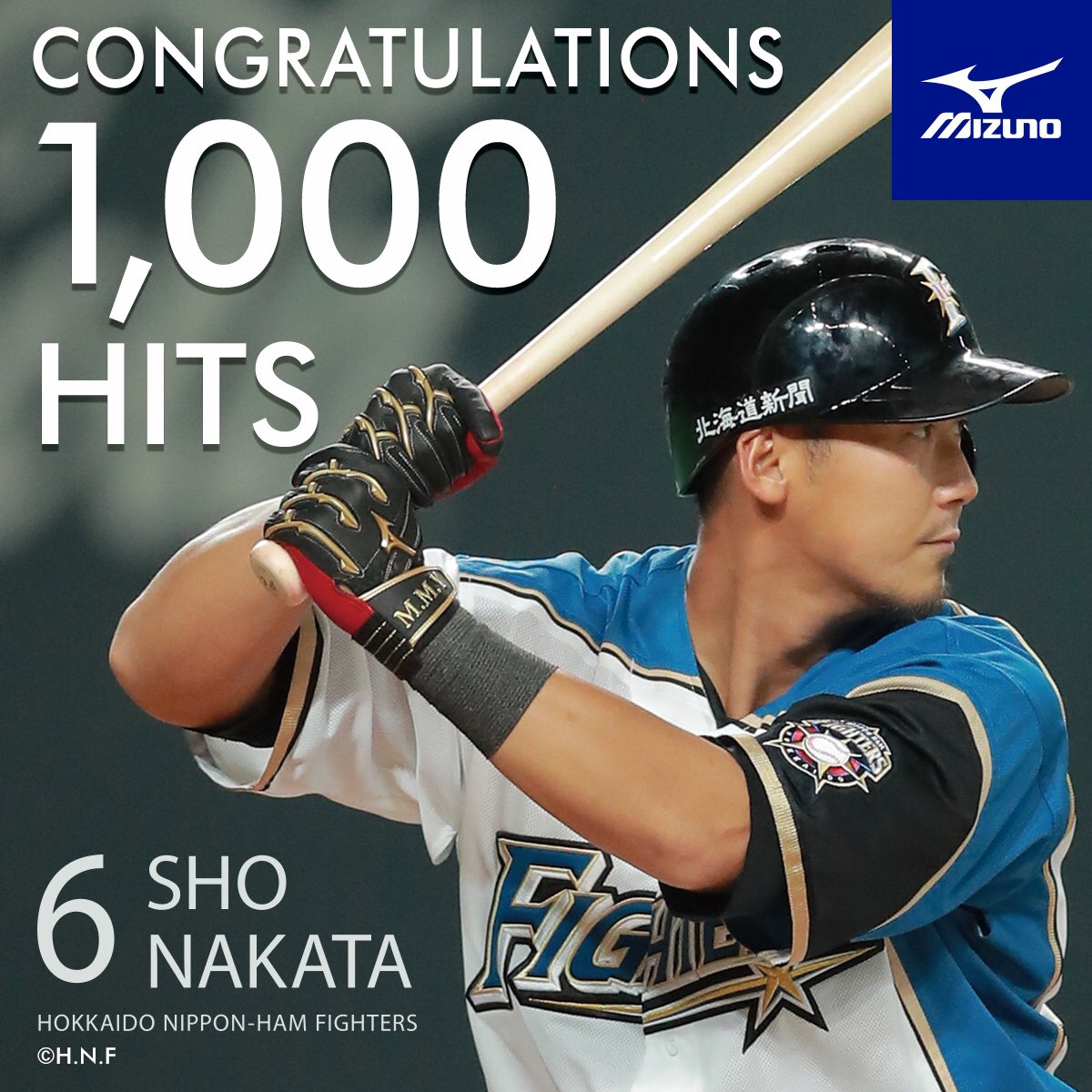 プロ野球 中田翔 バット 日本ハムファイターズ ミズノプロ-