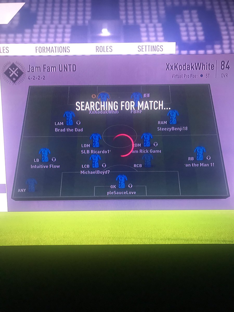 KodakStreams's tweet image. JAM FAM UnSTARTING XI🍓
: EA Cup Finals 🏆
: Jam Fam UNTD vs Anarchy 99
@BryceGotIce @RickGamesStream @AppleSStreams