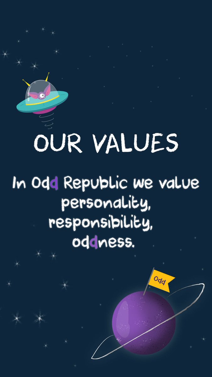 oddrepublicio's tweet photo. Our company values :)

#oddrepublic #Values https://t.co/AqOiSsubYz