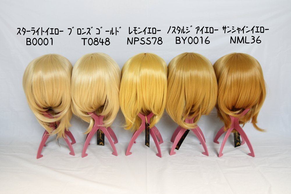 大量入荷 スワローテイル イエローゴールド ウィッグ コスプレ 男装