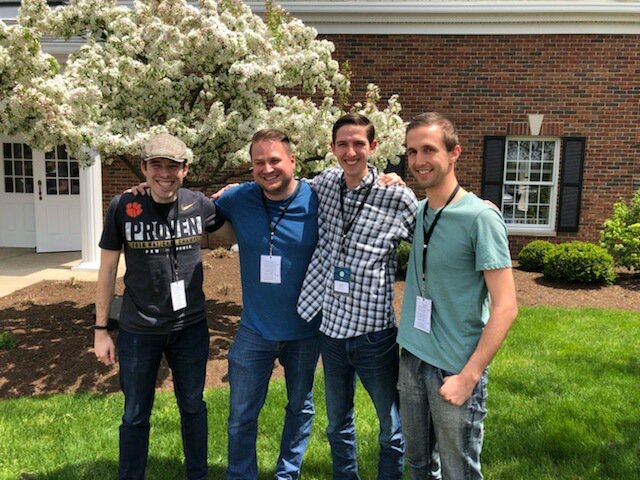 PastorDJW's tweet photo. Thankful beyond measure to serve alongside @tdubdutt, @RedeemedPoptart, and @davegrorud in ministry. #Basics2018 was fantastic, and I look forward with eagerness to what God will continue to do through our efforts @TrinityOldham. https://t.co/rtyihphgMu
